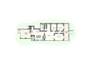 Extension Render Floor Plan Lower Level - Raise My House