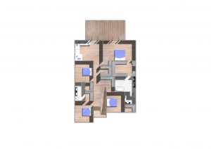 Hendra New Home Upper Floor Plan