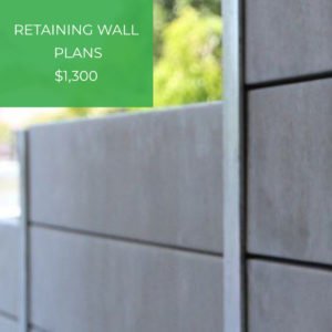 Retaining Walls Plans