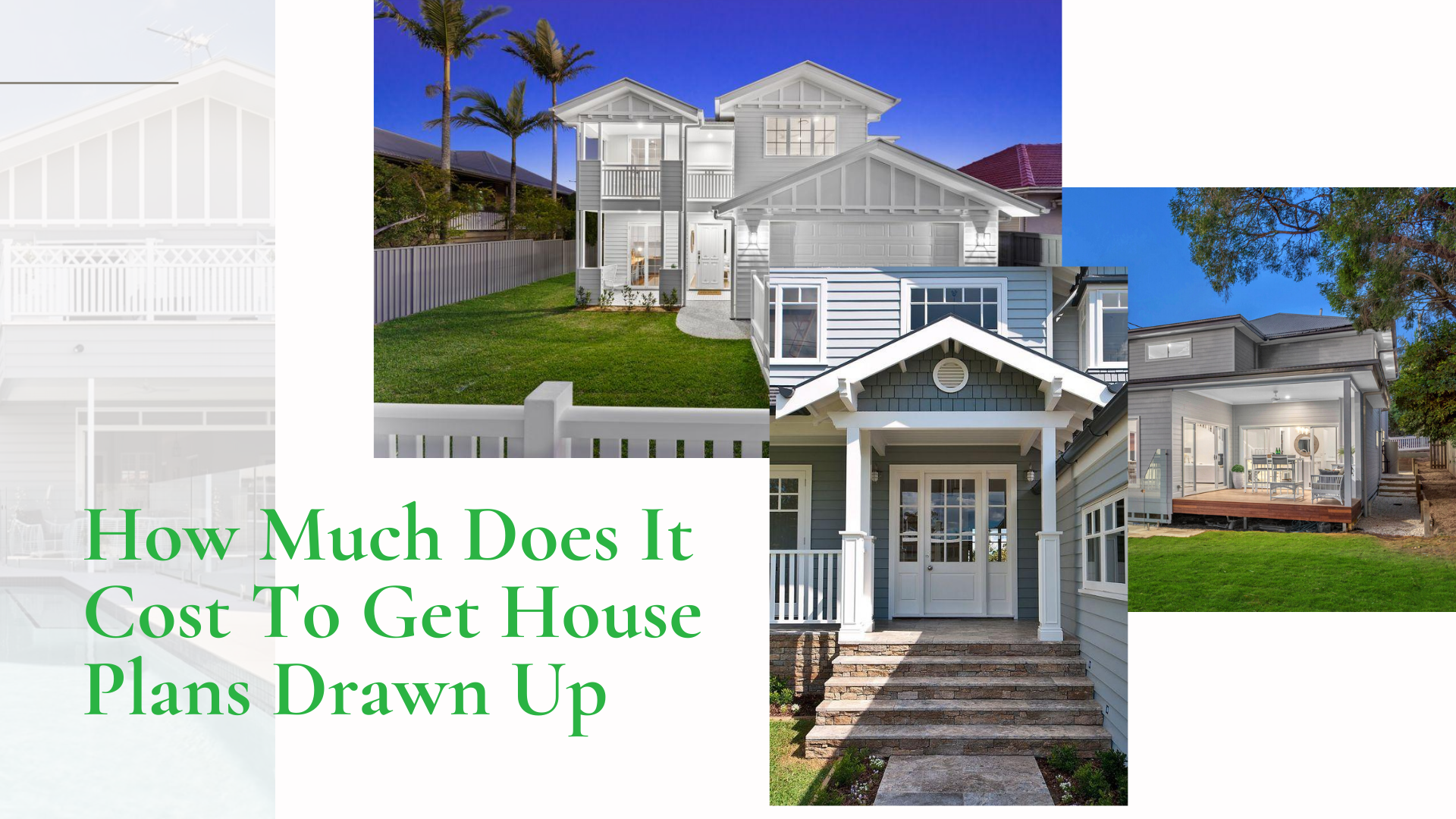 How Much Does It Cost To Get House Plans Drawn Up